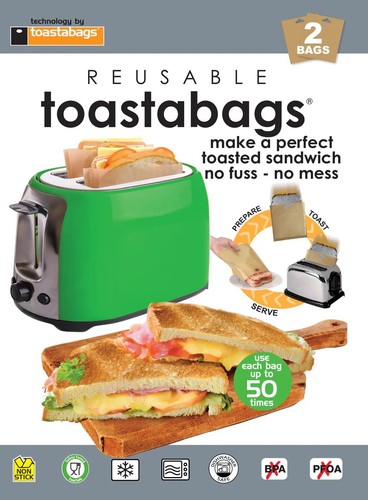 Toaster bags pack toastie - bags,