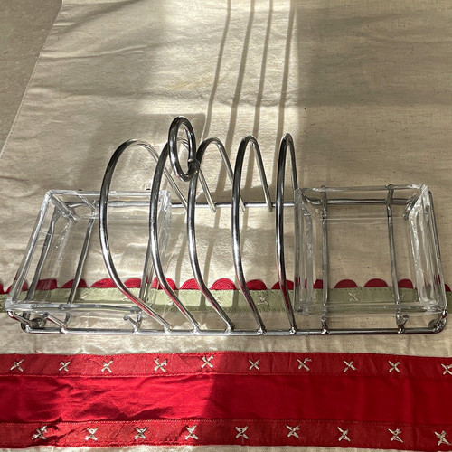 Vintage chrome steel toast - vintage, /
