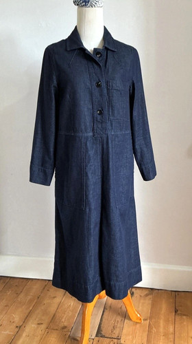 Toast denim shirt dress size - denim, 6