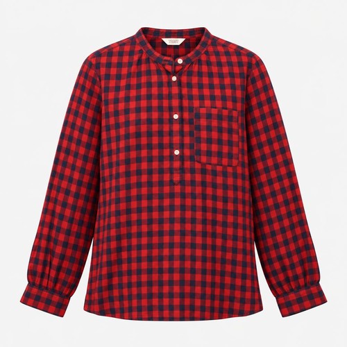 Toast red navy - red, gingham