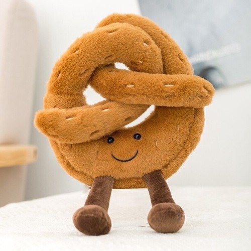 Cute plush toast bread pretzel - cute,