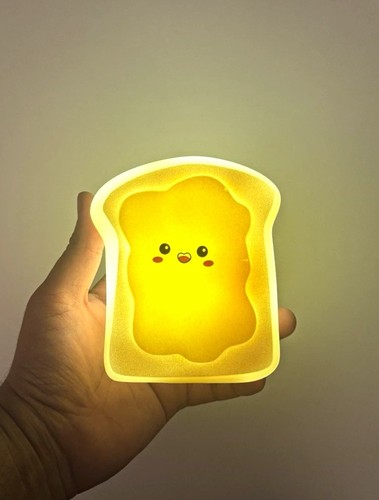 Toast shaped novelty led night - toast-shaped,