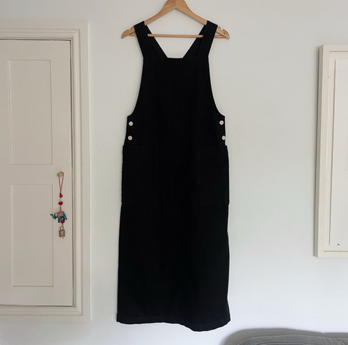 Toast oas dress black - black, denim