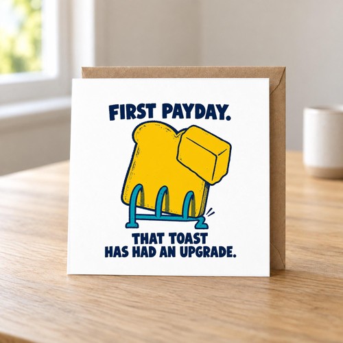 Funny first payday card - first,