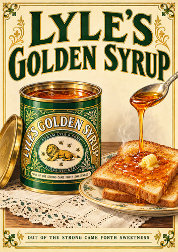 Vintage golden syrup - , on