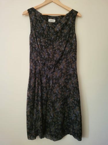 Toast 100 silk patterned - toast, knee