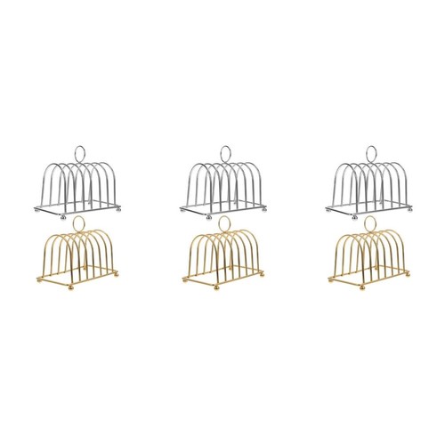 Electroplated iron toast - electroplated, rack