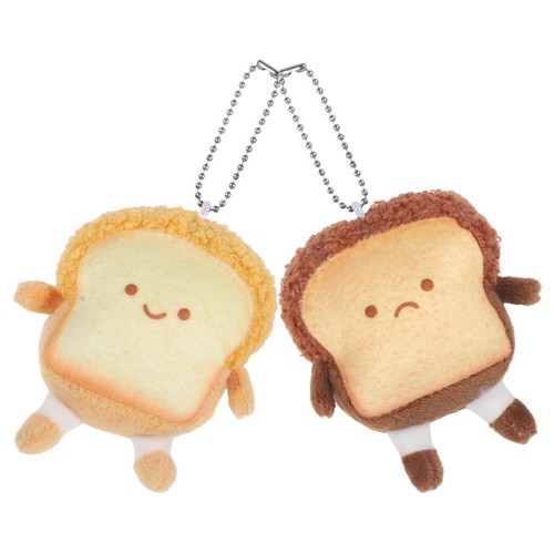 2pcs cute stuffed toast - 2pcs,