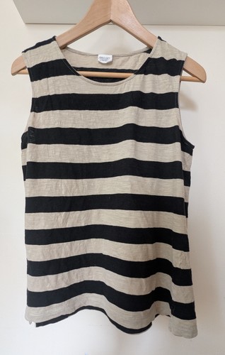 Toast vest top - toast, striped
