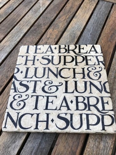 Handmade black toast - black, 20cm