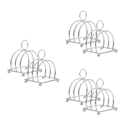 6pcs stainless steel bread - stainless,