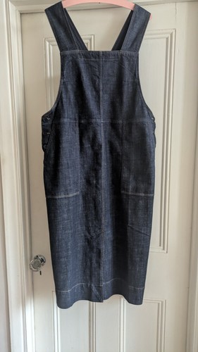 Toast denim pinafore - toast,