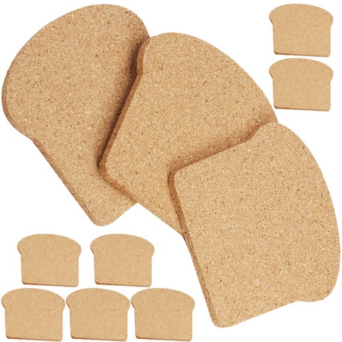 Reusable cork toast coasters - reusable,