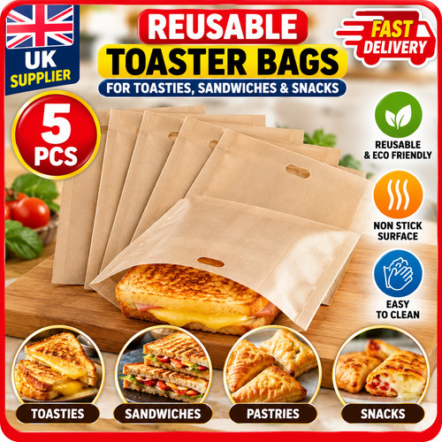 Reusable toaster bags - 5,