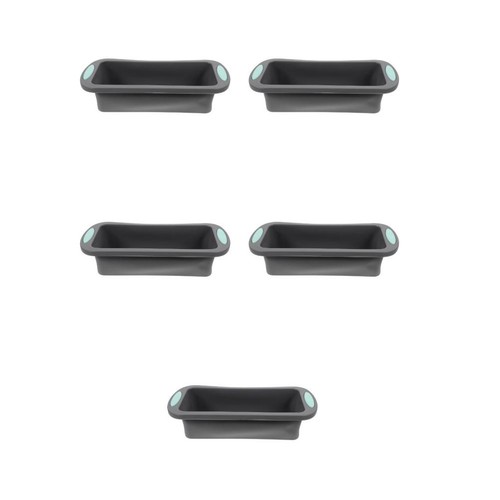 5pcs gray silicone loaf pan - 5pcs,