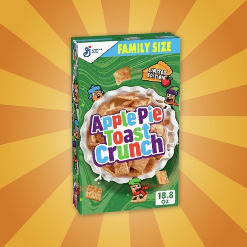 Apple pie toast crunch cereal - apple,