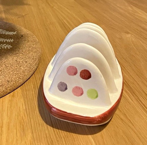 Ceramic oval toast rack - ceramic,